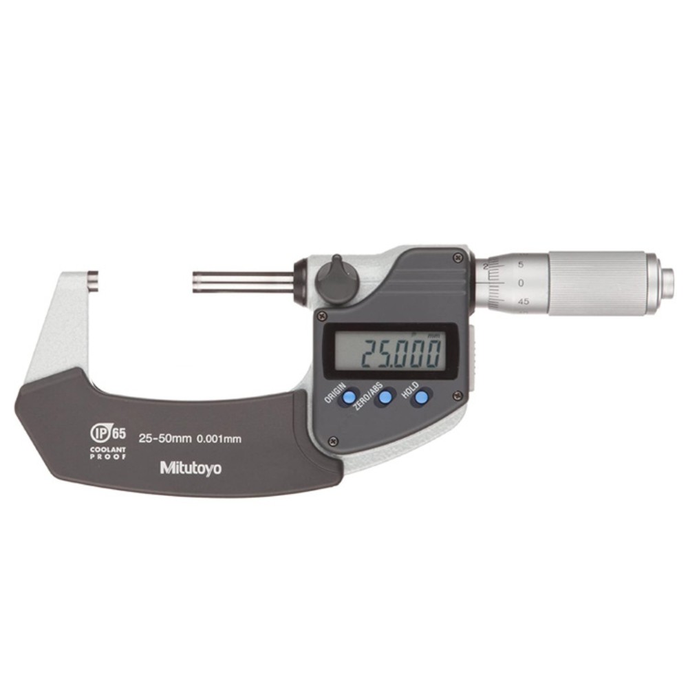 ดิจิตอลไมโครมิเตอร์  เฉพาะรุ่นส่งข้อมูลเข้า PC  MITUTOYO Coolant Proof Micrometers with Ratchet Thimble  With SPC Output   Series 293  293 234 30 ยาว 0 25 มิล