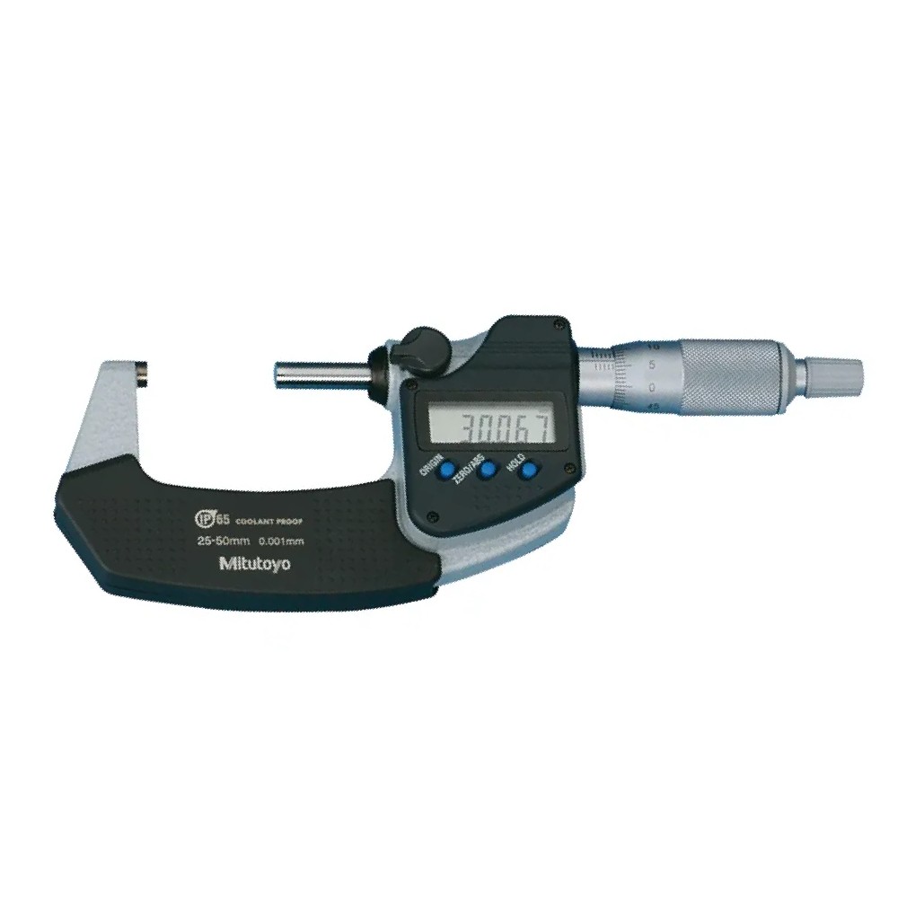 ดิจิตอลไมโครมิเตอร์หน่วยมิล MITUTOYO Coolant Proof Micrometers Ratchet Stop Type 293 241 30