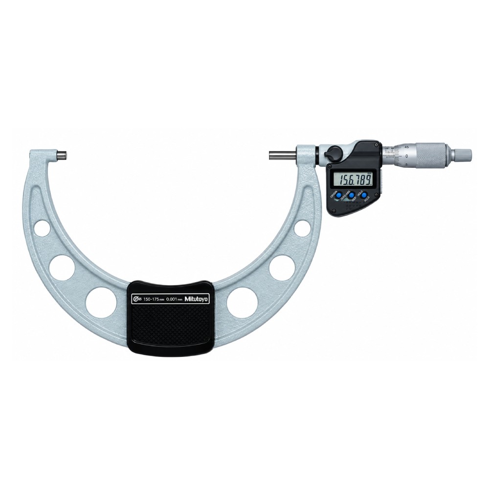 ดิจิตอลไมโครมิเตอร์หน่วยมิลพร้อมช่องเสียบสัญญาณ MITUTOYO Coolant Proof Micrometers Ratchet Stop Type with SPC Output 293 252 30