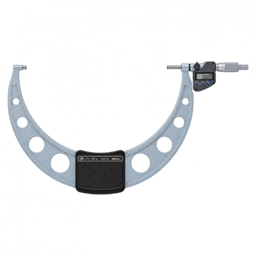ดิจิตอลไมโครมิเตอร์หน่วยมิลพร้อมช่องเสียบสัญญาณ MITUTOYO Coolant Proof Micrometers Ratchet Stop Type with SPC Output 293 257 30