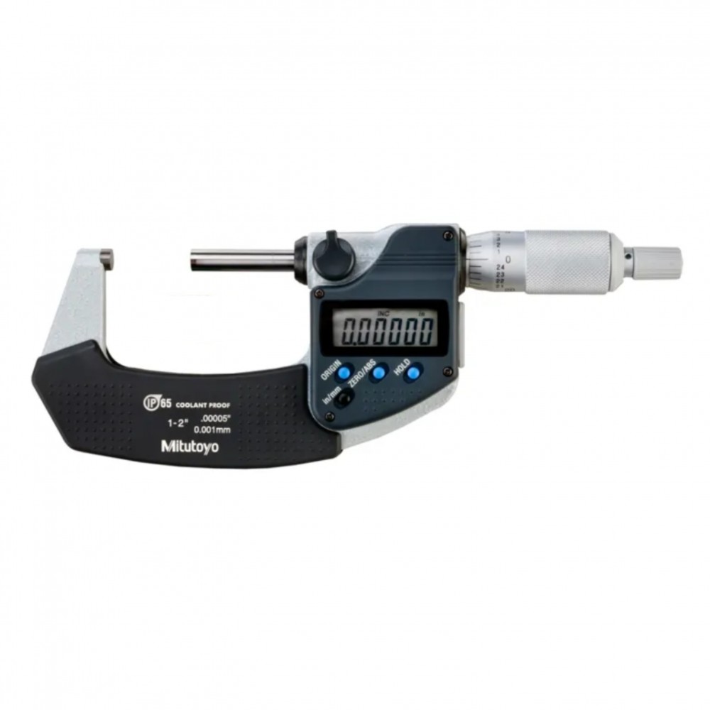 ดิจิตอลไมโครมิเตอร์หน่วยมิลและนิ้วพร้อมช่องเสียบสัญญาณ MITUTOYO Coolant Proof Micrometers Ratchet Stop Type with SPC Output 293 331 30