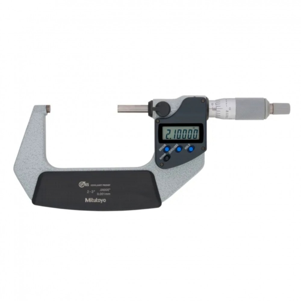 ดิจิตอลไมโครมิเตอร์หน่วยมิลและนิ้ว MITUTOYO Coolant Proof Micrometers Ratchet Stop Type 293 342 30