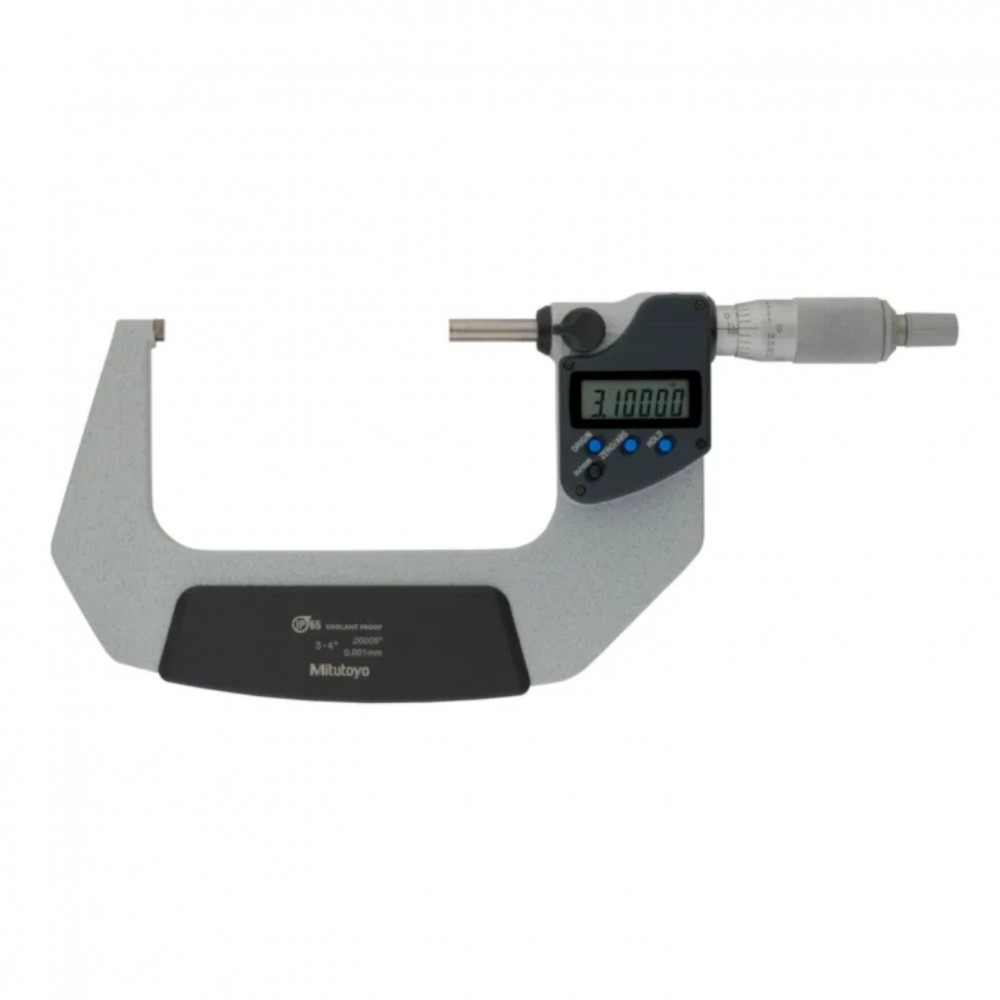 ดิจิตอลไมโครมิเตอร์หน่วยมิลและนิ้ว MITUTOYO Coolant Proof Micrometers Ratchet Stop Type 293 343 30