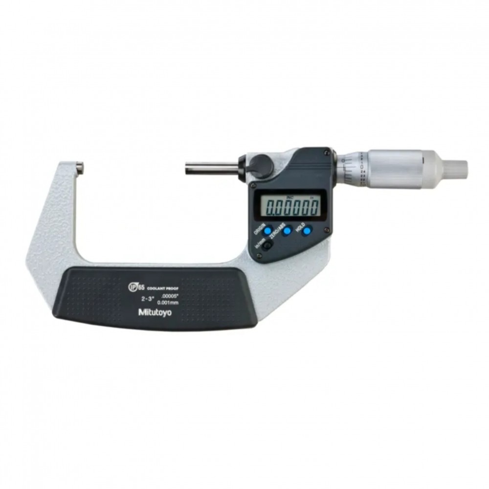 ดิจิตอลไมโครมิเตอร์  เฉพาะรุ่นไม่สามารถส่งข้อมูลเข้า PC  MITUTOYO Coolant Proof Micrometers with Ratchet Thimble  Without SPC Output   Series 293  293 346 30 ยาว 2 3  50 75มิล