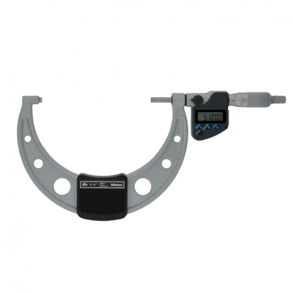 ดิจิตอลไมโครมิเตอร์หน่วยมิลและนิ้วพร้อมช่องเสียบสัญญาณ MITUTOYO Coolant Proof Micrometers Ratchet Stop Type with SPC Output 293 351 30