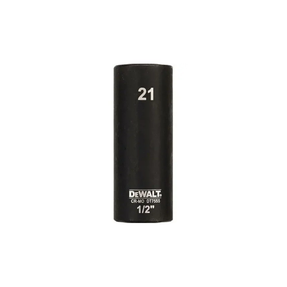 ลูกบ็อกซ์ 1 2 นิ้ว deep DEWALT DT7555 QZ 21 มม 