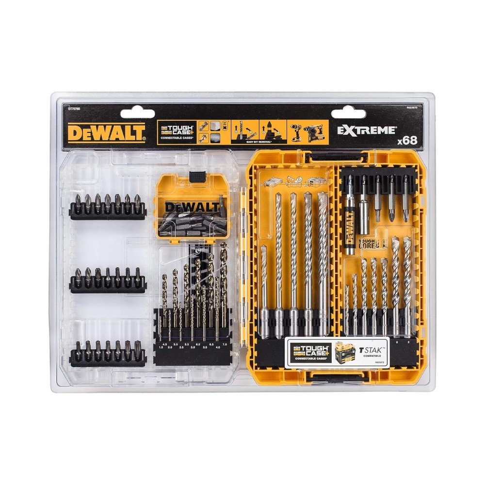 ชุดดอกสว่านและดอกไขควง DEWALT DT70760 QZ  68 ชิ้น 