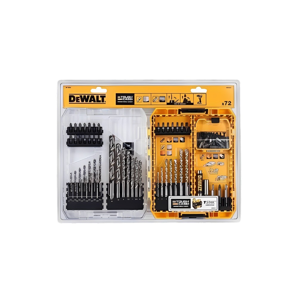 ชุดดอกสว่านและดอกไขควง DEWALT DT70761 QZ  72 ชิ้น 