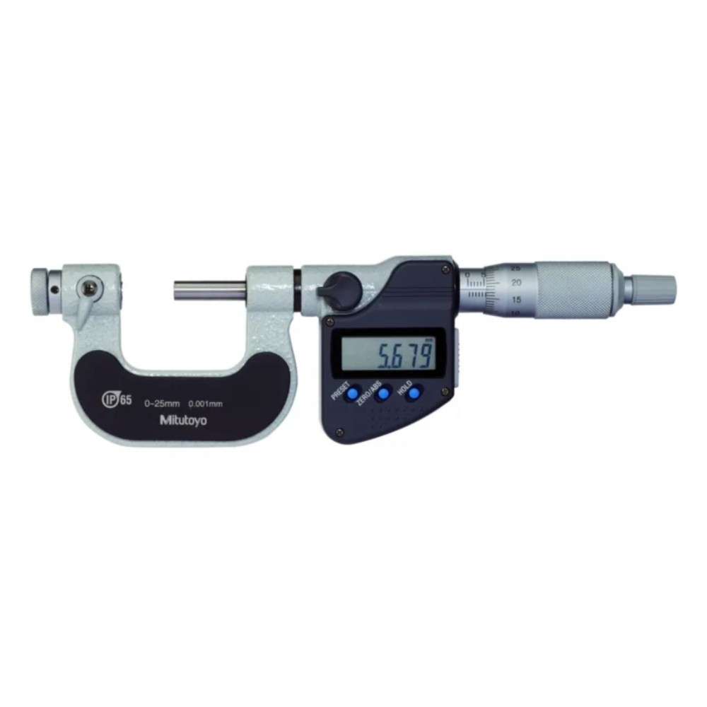 ดิจิตอลไมโครมิเตอร์เช็คเกลียวแบบเปลี่ยนหัววัด MITUTOYO Digital Screw Thread Micrometers Interchangeable Anvil  Series 326  326 252 30 ยาว 25 50มิล
