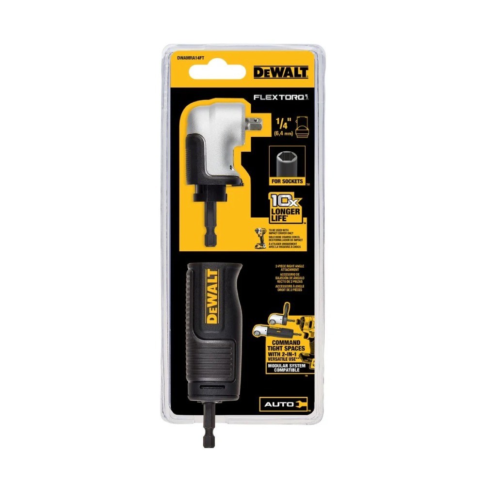 ก้านต่อไขควงมุมฉาก มา DEWALT DWAMRA14FT พร้อมหัวบ๊อกซ์ 1 4นิ้ว