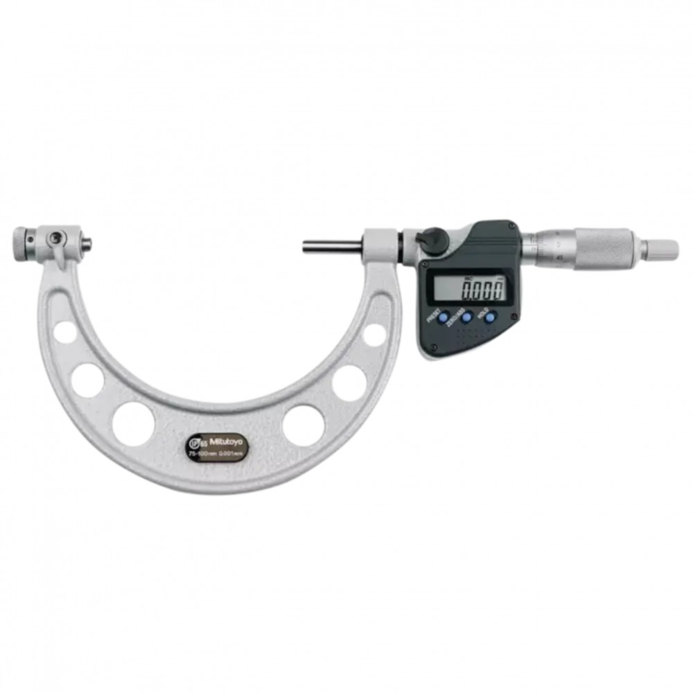 ดิจิตอลไมโครมิเตอร์เช็คเกลียวแบบเปลี่ยนหัววัด MITUTOYO Digital Screw Thread Micrometers Interchangeable Anvil  Series 326  326 254 30 ยาว 75 100มิล