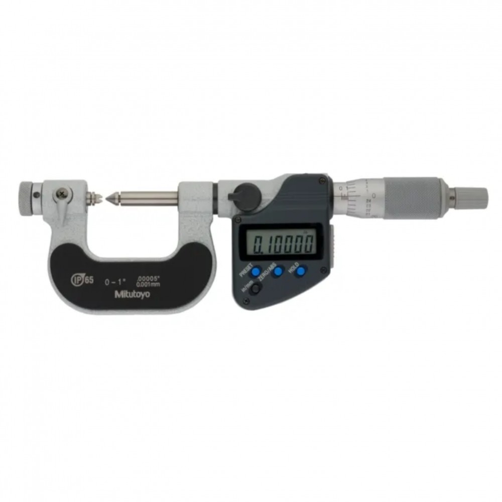 ดิจิตอลไมโครมิเตอร์เช็คเกลียวแบบเปลี่ยนหัววัด MITUTOYO Digital Screw Thread Micrometers Interchangeable Anvil  Series 326  326 351 30 ยาว 0 1  0 25มิล