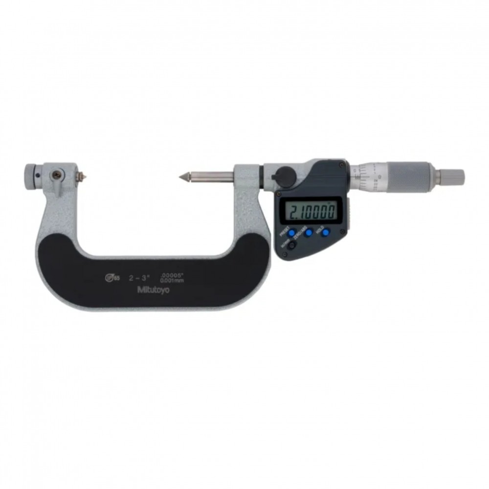 ดิจิตอลไมโครมิเตอร์เช็คเกลียวแบบเปลี่ยนหัววัด MITUTOYO Digital Screw Thread Micrometers Interchangeable Anvil  Series 326  326 353 30 ยาว 2 3  50 75มิล