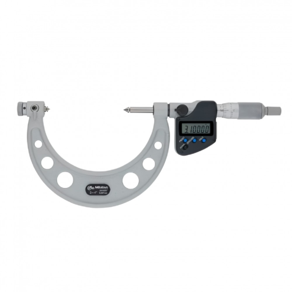 ดิจิตอลไมโครมิเตอร์เช็คเกลียวแบบเปลี่ยนหัววัด MITUTOYO Digital Screw Thread Micrometers Interchangeable Anvil  Series 326  326 354 30 ยาว 3 4  75 100มิล