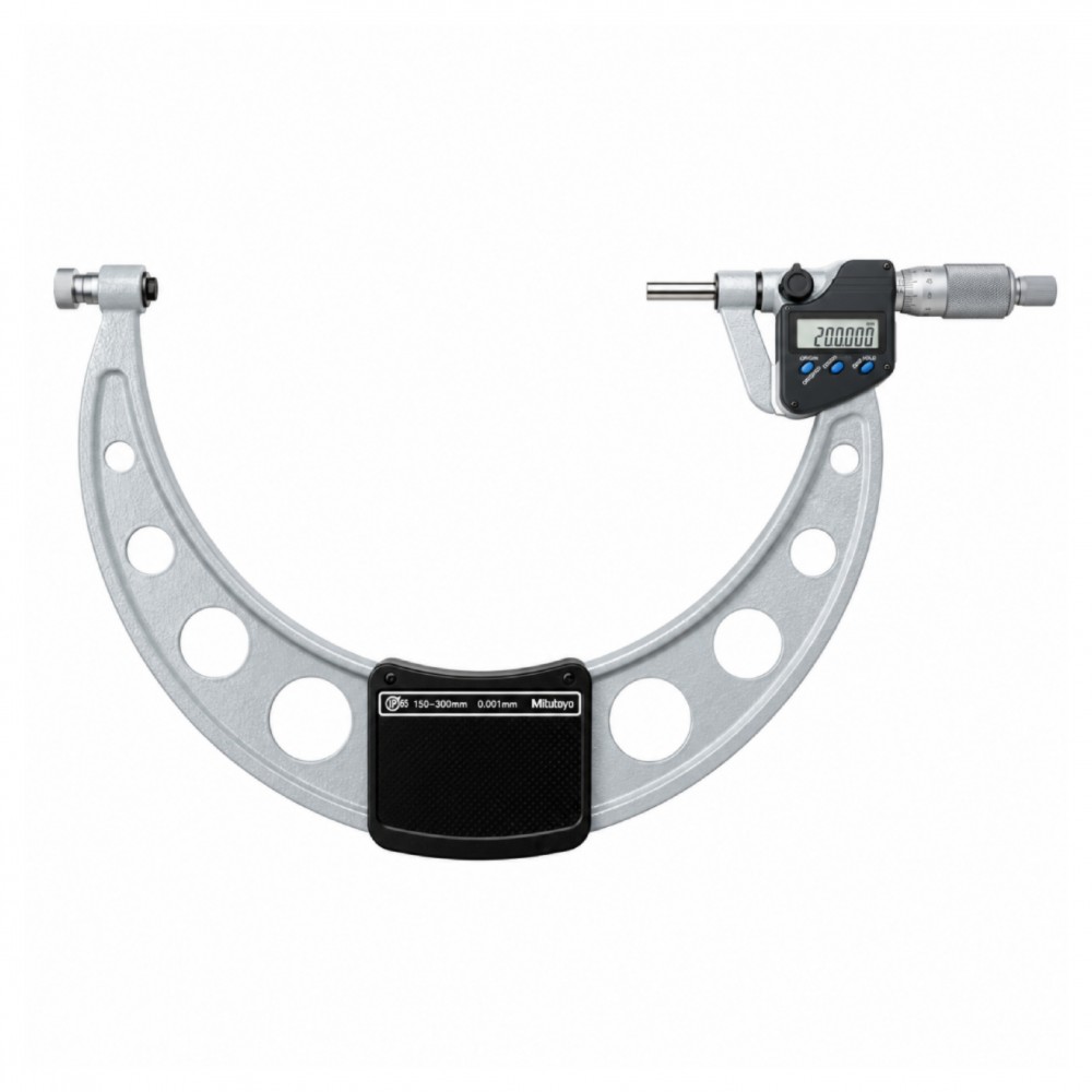 ดิจิตอลไมโครมิเตอร์แบบเปลี่ยนหัว MITUTOYO Digital Micrometers with Interchangeable Anvils 340 252 30 ขนาด 150 300มิล