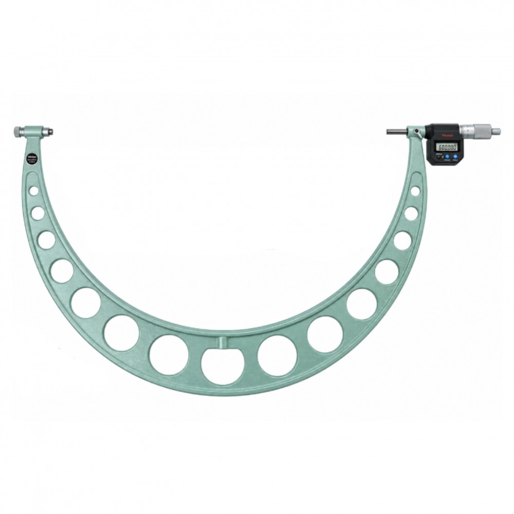 ดิจิตอลไมโครมิเตอร์แบบเปลี่ยนหัว MITUTOYO Digital Micrometers with Interchangeable Anvils 340 721 ขนาด 18 24  450 600มิล