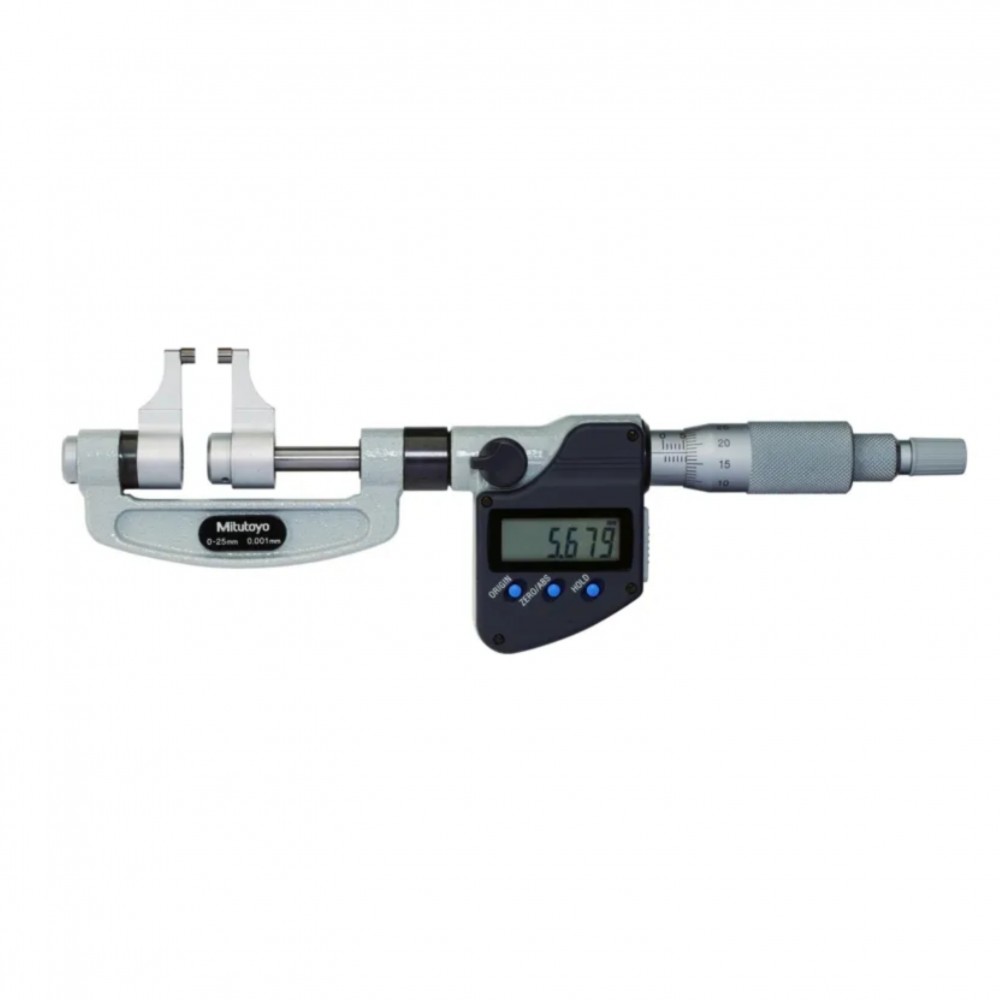 ดิจิตอลไมโครมิเตอร์ปลายสัมผัสแบบคาลิเปอร์หน่วยมิล MITUTOYO Digital Caliper Type Micrometer 343 250 30
