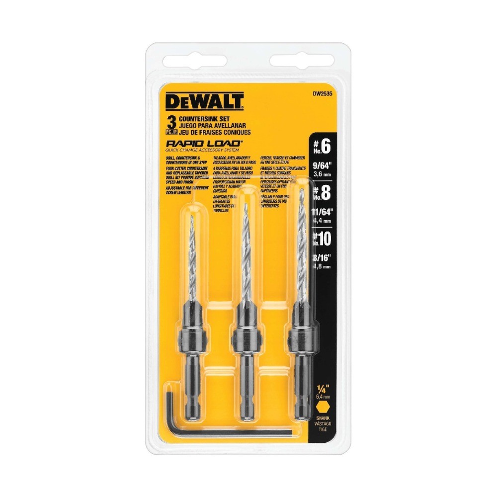 ดอกผาย DEWALT DW2535  3 ชิ้น 