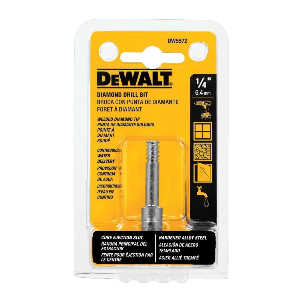 ดอกสว่านเจาะกระเบื้อง Diamond Tip DEWALT DW5572 1 4 นิ้ว