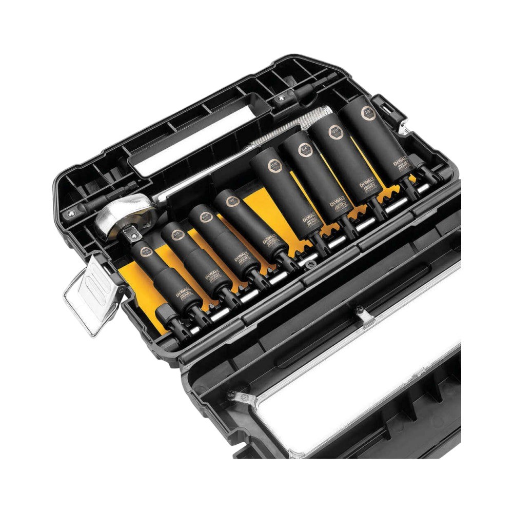 ชุดลูกบ๊อกซ์ 3 8“ DEWALT DW22838  10 ชิ้น 