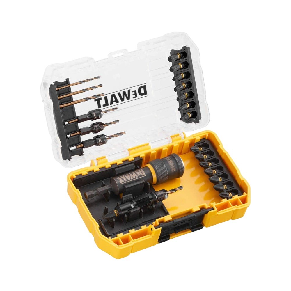 ชุดดอกไขควงและดอกสว่าน DEWALT DT70779T QZ  15 ชิ้น 