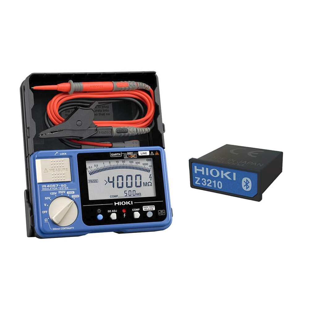 ชุดเครื่องทดสอบความเป็นฉนวน HIOKI IR4057 50 KIT ขนาด 50 1000V
