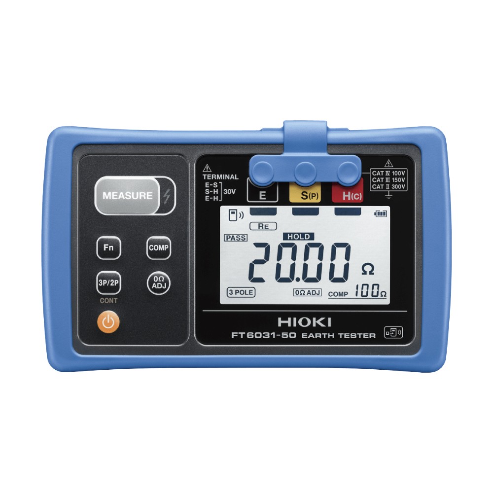 เครื่องวัดความต้านทานดิน HIOKI FT6031 50 ขนาด 0 2000 โอห์ม กันน้ำ IP67