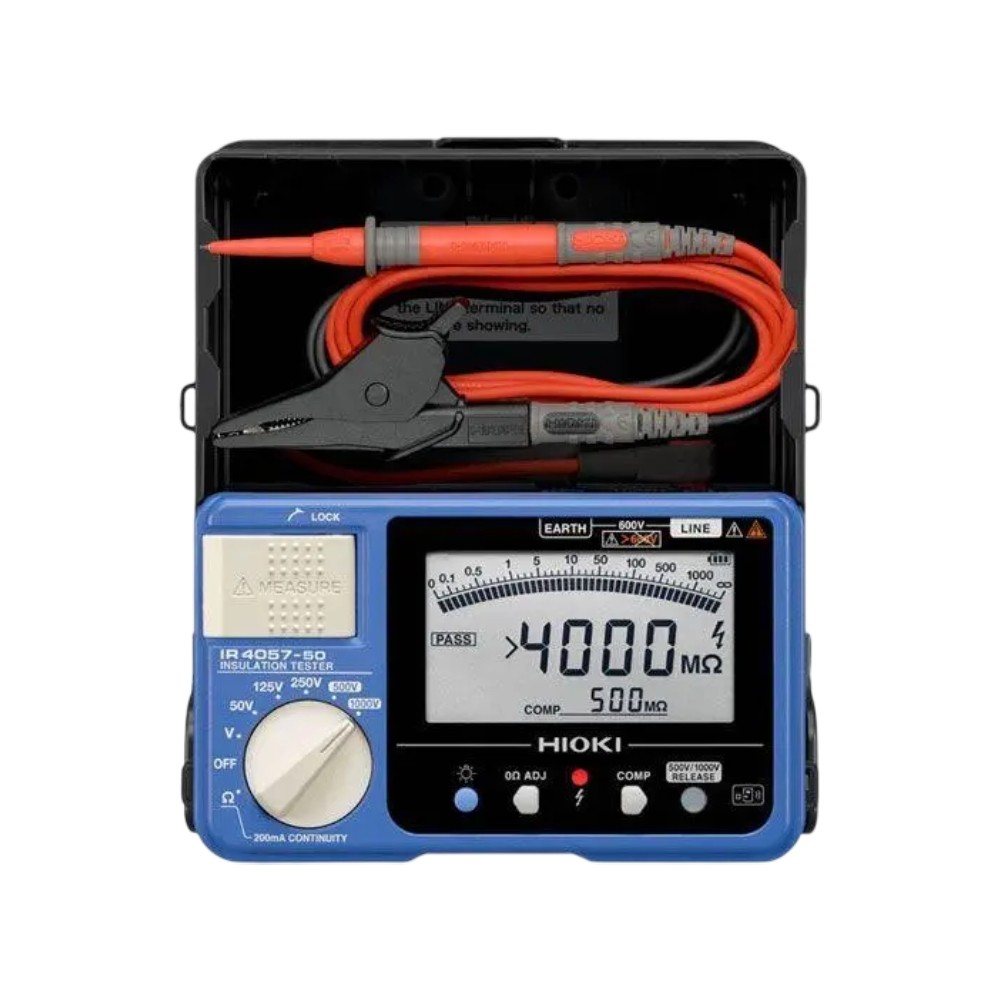 เครื่องทดสอบความเป็นฉนวน HIOKI IR4056 21 ขนาด 50 1000V 5 ย่านวัด