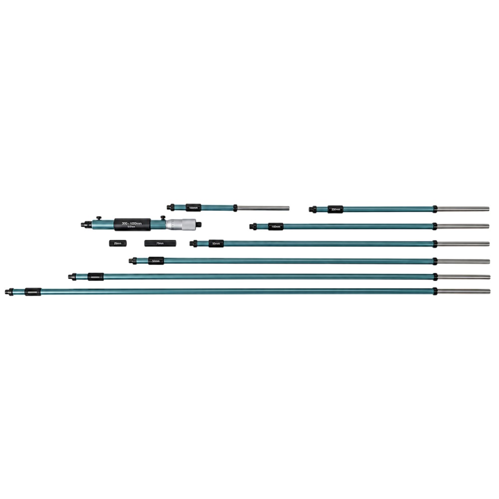 ไมโครมิเตอร์วัดใน MITUTOYO Inside Micrometers Interchangeable Rod Type  Series 141  141 118 ขนาด 200 1000มิล