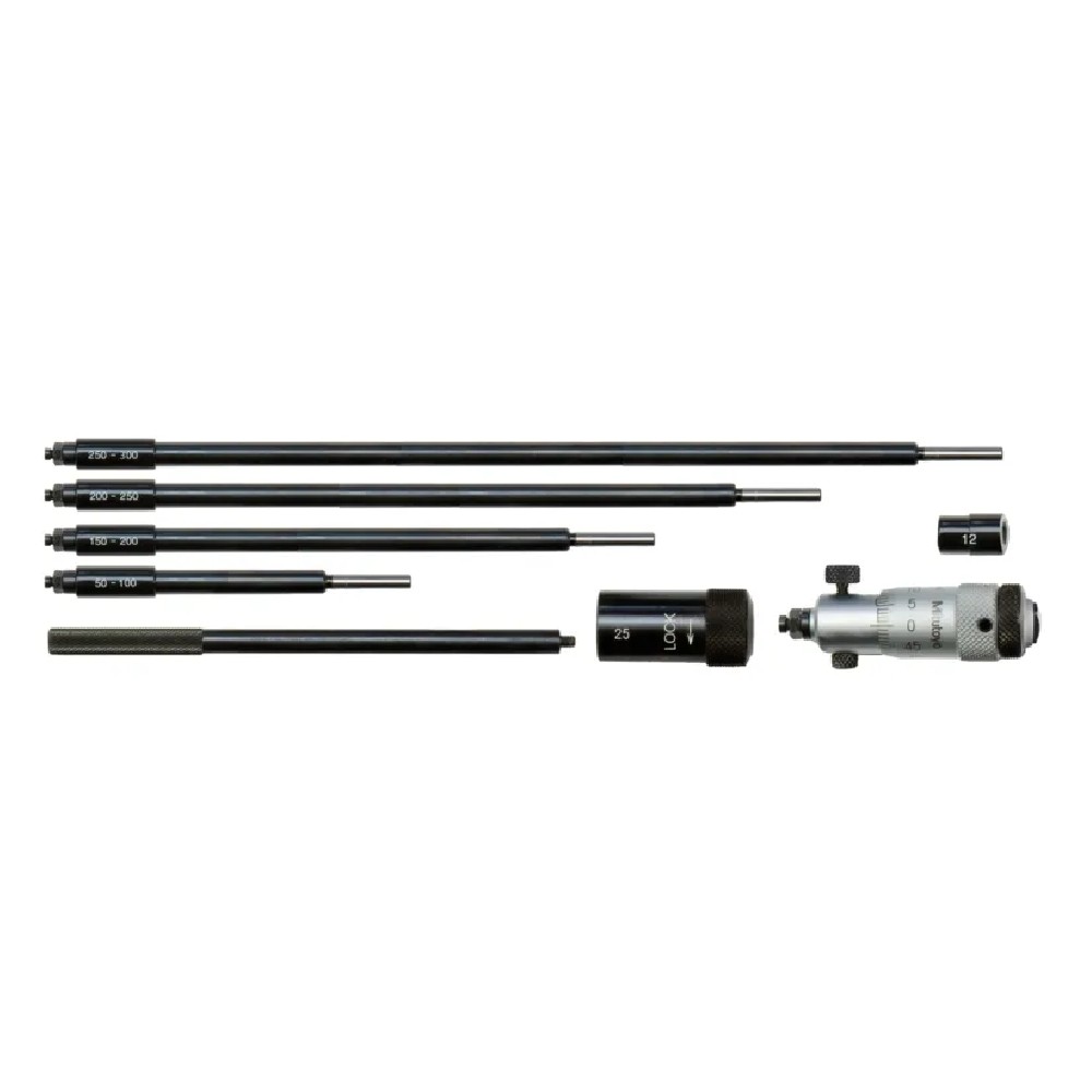 ไมโครมิเตอร์วัดใน MITUTOYO Inside Micrometers Interchangeable Rod Type  Series 141  141 206 ขนาด 50 300มิล