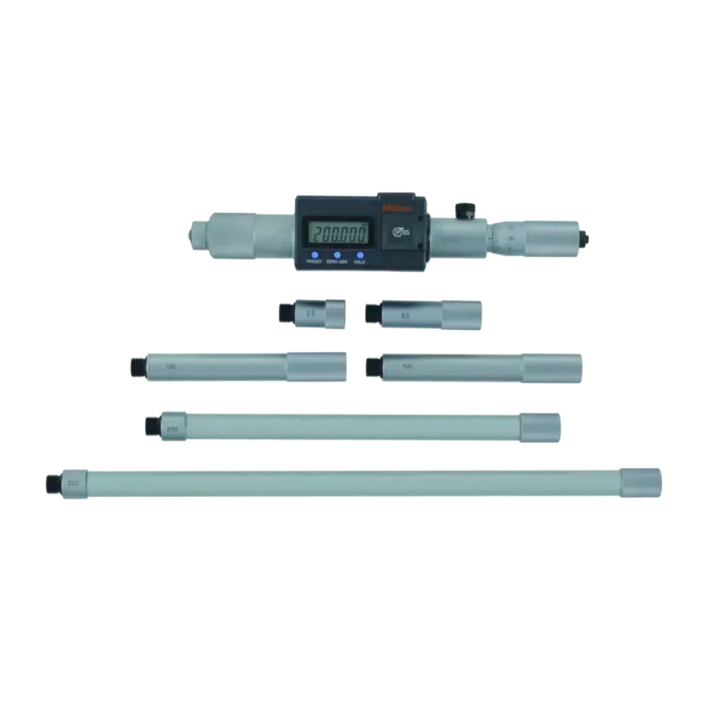 ดิจิตอลไมโครมิเตอร์วัดใน MITUTOYO Digital Tubular Inside Micrometers Extension Rod Type  Series 337  337 301 ขนาด 200 1000มิล