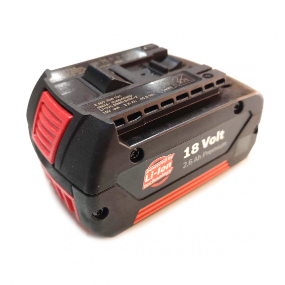 แบตเตอรี่ BOSCH รุ่น Battery 18V 2.6Ah ลดราคา iToolmart