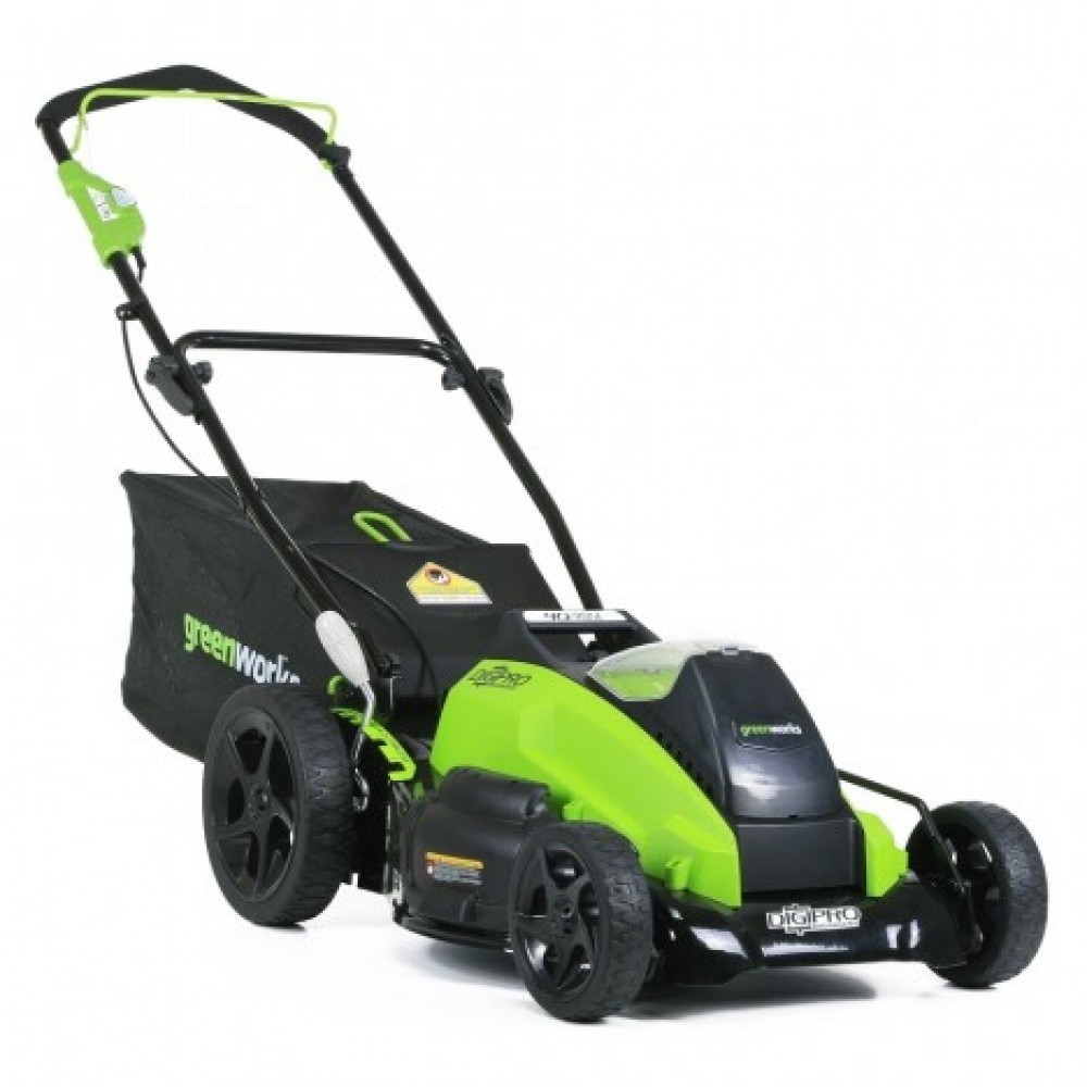 เครื่องตัดหญ้ารถเข็น แบตเตอรี่ GREENWORKS (USA) 40V. (เฉพาะตัวเครื่อง