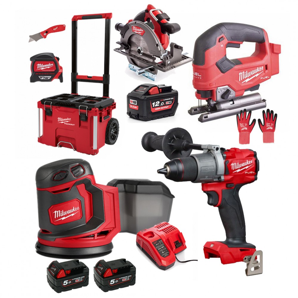 ชุดเครื่องมือ WOOD WORKING COMBO SET Milwaukee M18 ลดราคา iToolmart