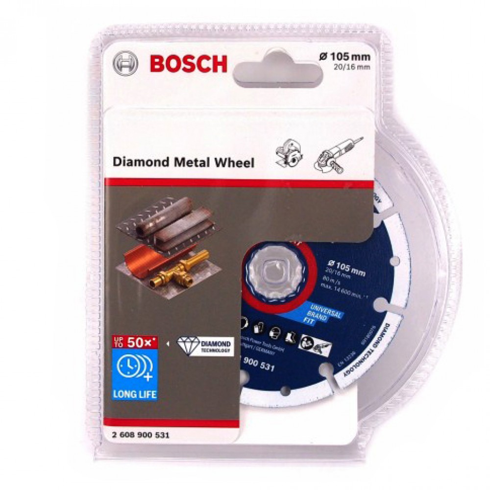 ใบตัดเพชร BOSCH Diamond Metal Wheel ขนาด 4 นิ้ว 2 608 900 531 ลดราคา