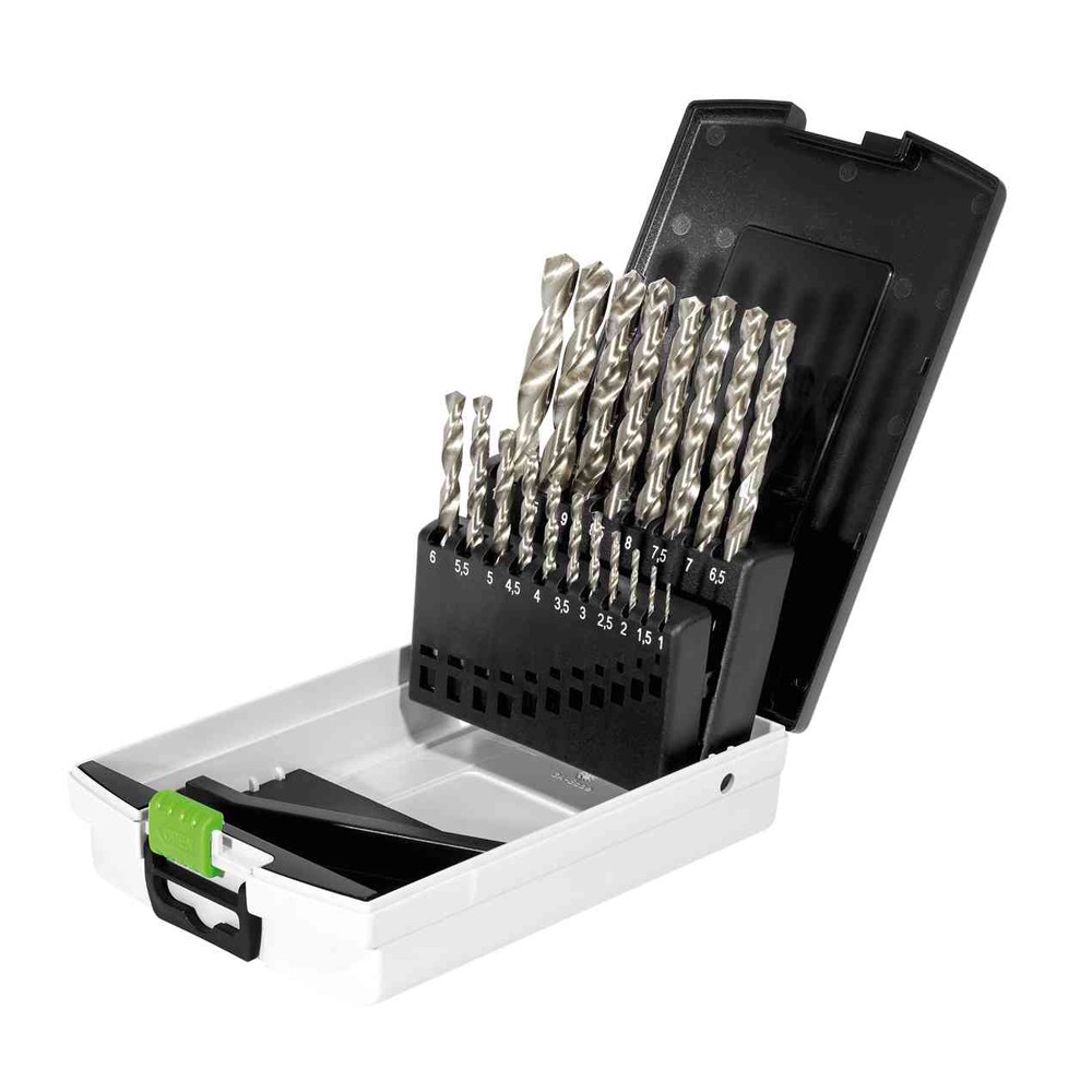 ชุดดอกสว่านเจาะเหล็ก FESTOOL 498981 Drill bit box for HSS steel drill