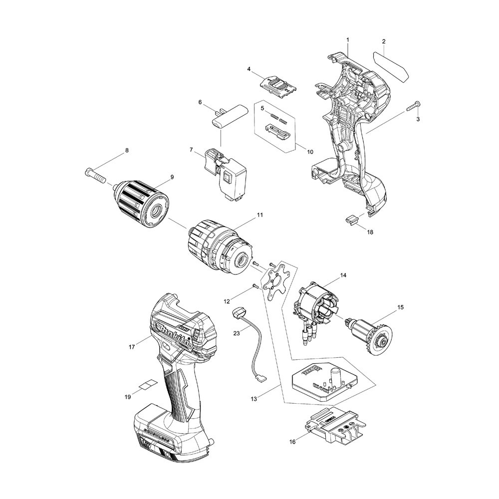 มือจับซ้าย MAKITA RP1801 ลดราคา | iToolmart