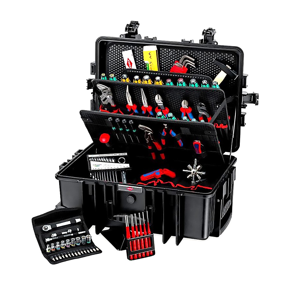 ชุดเครื่องมือช่างซ่อมบำรุง KNIPEX 00 21 37 M Tool Case Robust45 Move