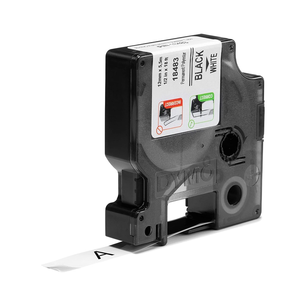 เทปติดฉลาก Dymo Rhino Industrial Permanent Polyester Labels ขนาด 12 มม.