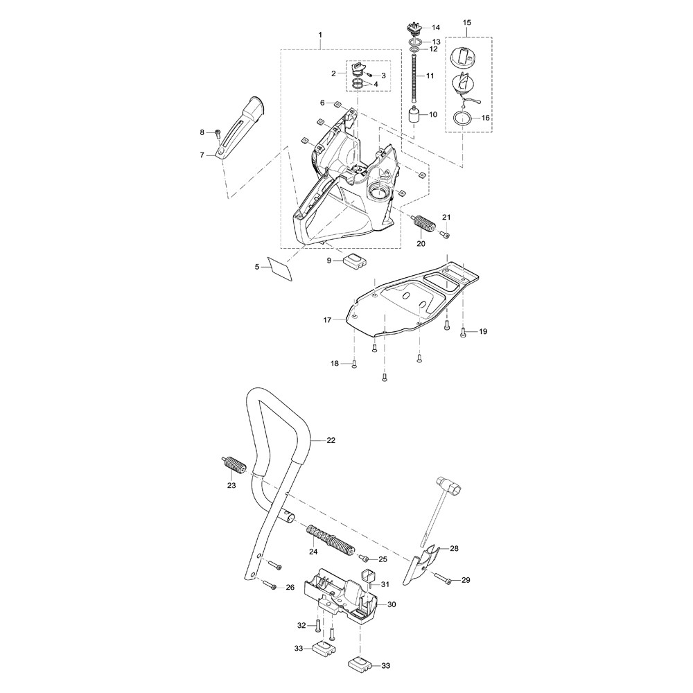 Makita 168507-3 Tank Cap Replacement Part - OEM Authorized Replacement For Various Makita Models