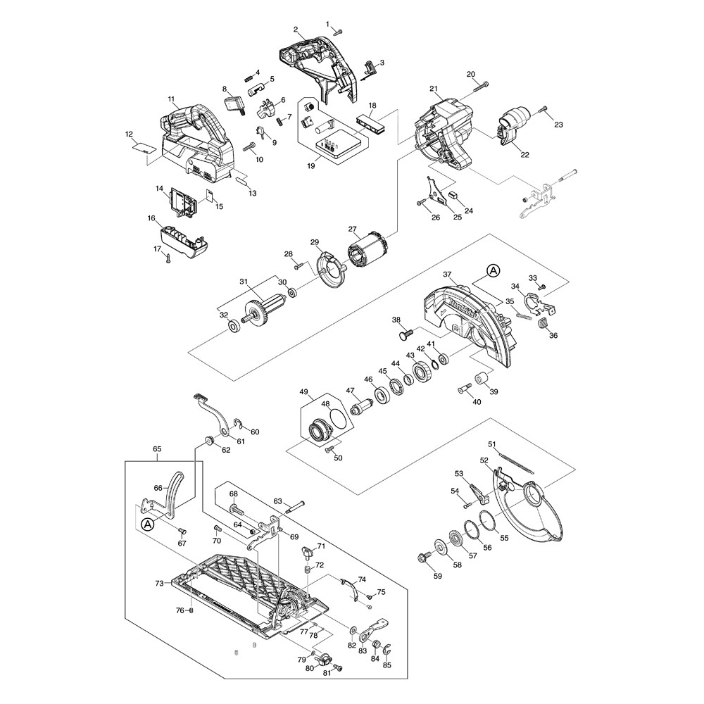 Sg02 Rotor ROTOR ASSY MAKITA HS003G ลดราคา | iToolmart
