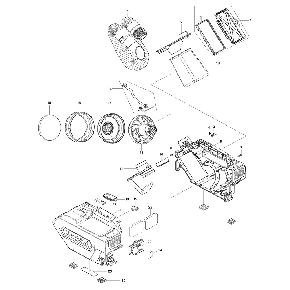 VALVE STAY COMPLETE MAKITA DCL184 ลดราคา | iToolmart