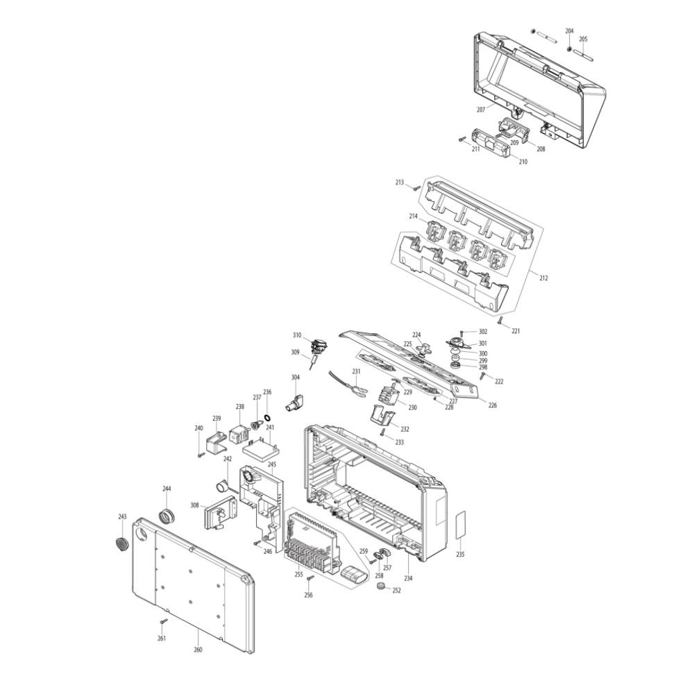 Outer lifter arm L MAKITA DCU601Z