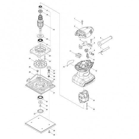 แหวนรองแบบแบน MAKITA M9200B