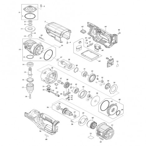 Controller MAKITA DG001GM105