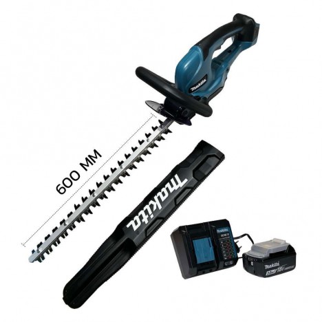 เครื่องตัดแต่งกิ่งไม้ไร้สาย MAKITA DUH607F001 18V. ใบยาว 24 นิ้ว พร้อมแบต 3.0Ah x1 + แท่นชาร์จ
