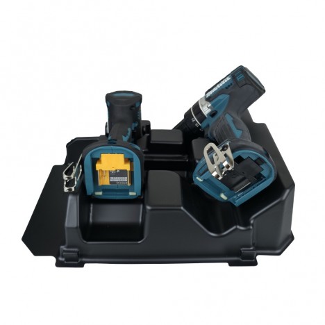 ชุดคอมโบไร้สาย MAKITA DLX2180JZ1 สว่านกระแทก DHP484Z + ไขควงกระแทก DTD153Z 18V. พร้อมกล่อง MAKPAC (ตัวเปล่า) - 2