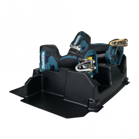 ชุดคอมโบไร้สาย MAKITA DLX2417JZ1 สว่านกระแทก DHP484Z + ไขควงกระแทก DTD156Z 18V. พร้อมกล่อง MAKPAC (ตัวเปล่า) - 2