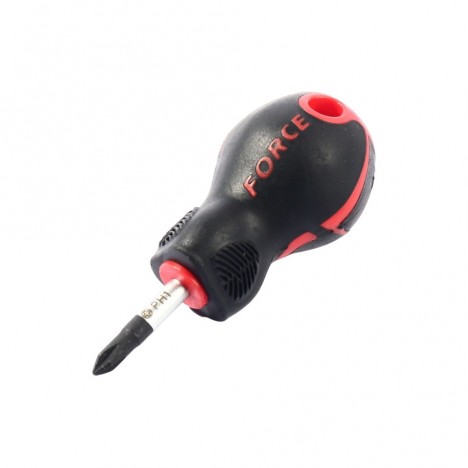 ไขควงปากแฉกหัวโต ก้านกลม FORCE F131-7111BS เบอร์ PH1