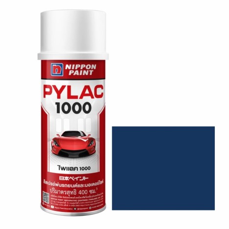 สีสเปรย์มอเตอร์ไซค์และรถยนต์ NIPPON PAINT PYLAC 1000 สีฟ้า K-18 สำหรับ KAWASAKI ขนาด 400 CC